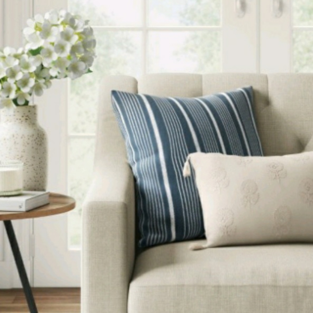 HEARTH & HAND Woven Striped Throw Pillow